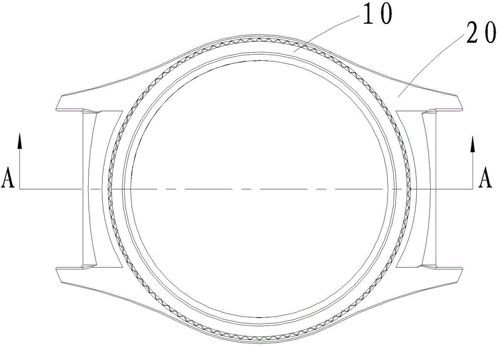 Watchcase assembly, smart watch and control method for smart watch