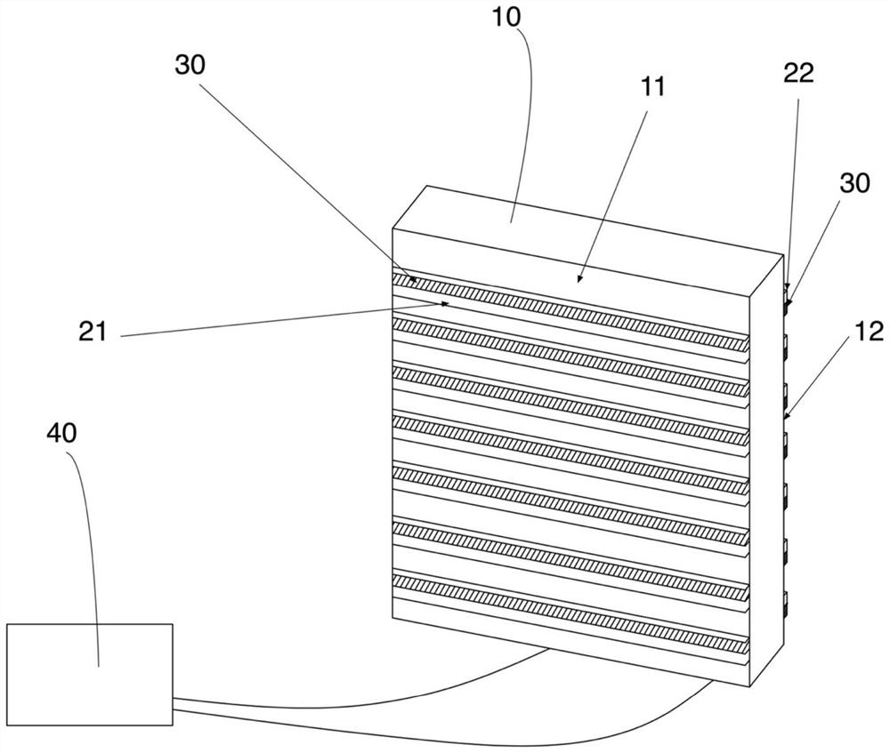 Device and method for adjusting working frequency band of frequency selective surface