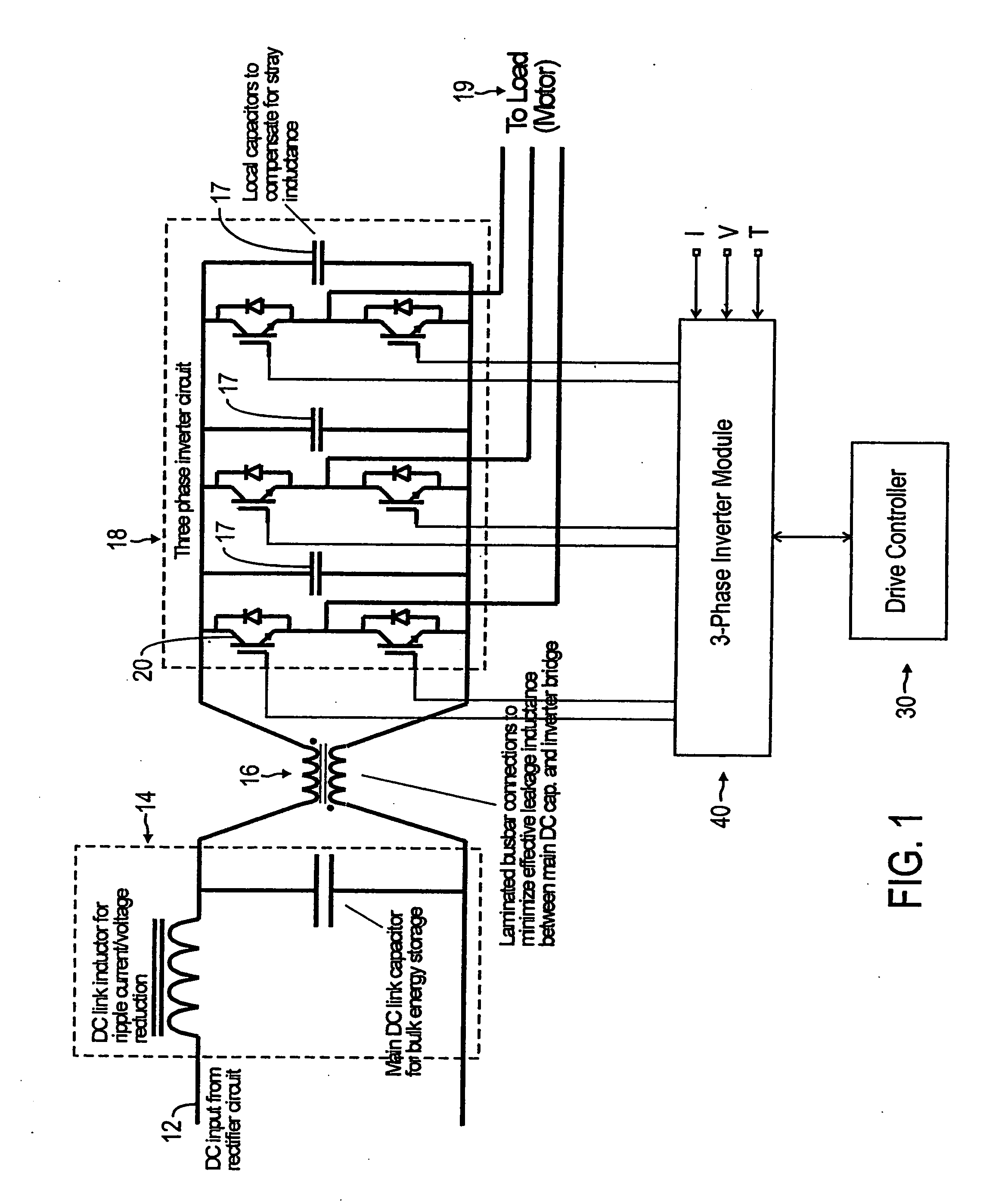 Adaptive gate drive for switching devices of inverter