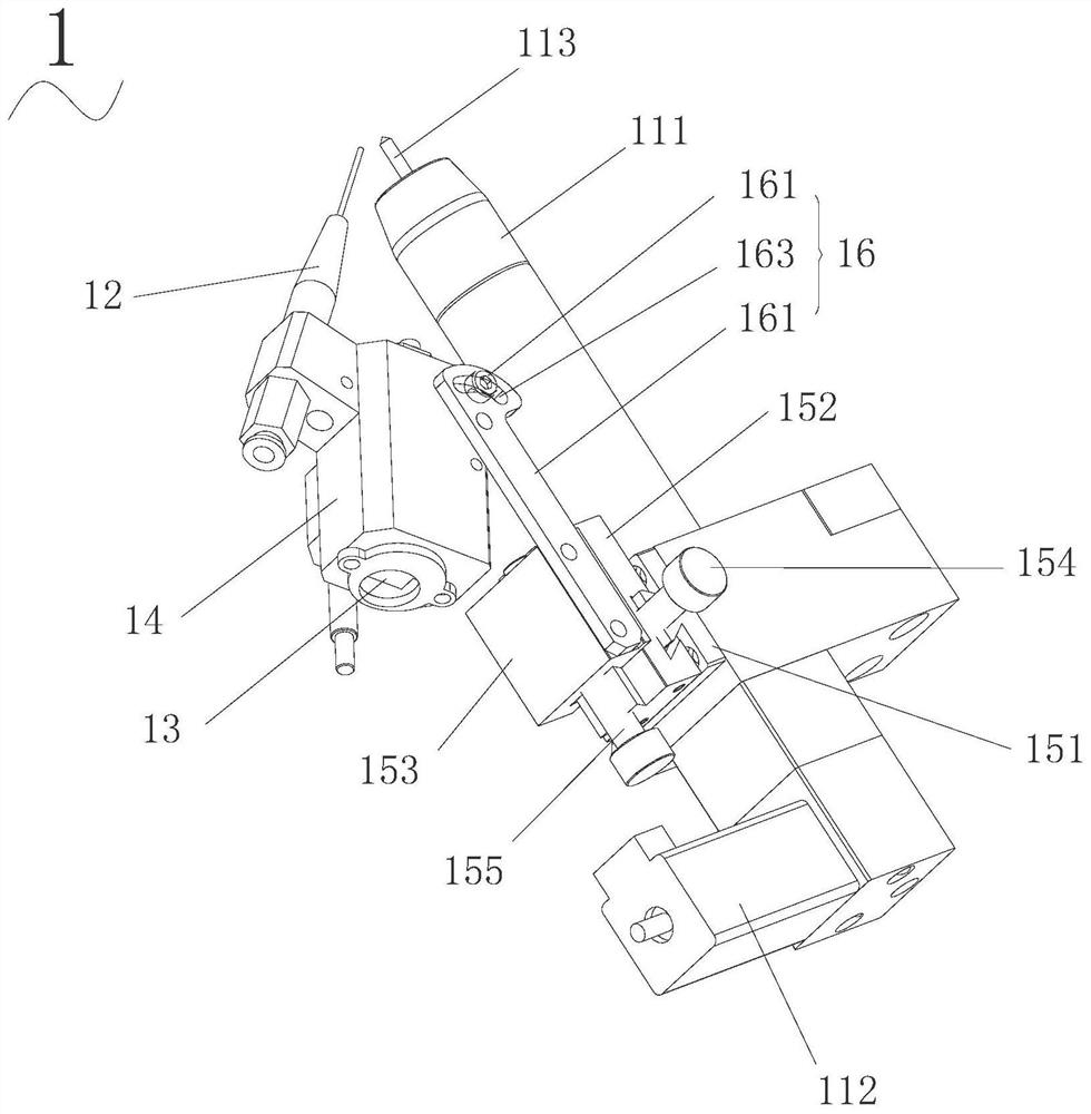 Welding gun, welding device and welding system