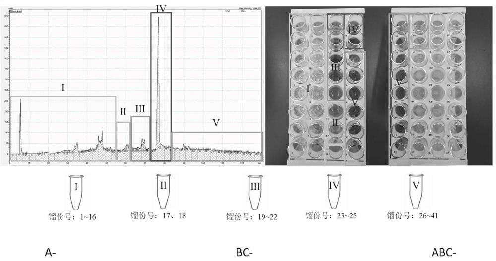 Target component knockout-based traditional Chinese medicine efficacy component identification method and application