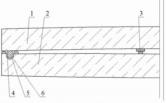 Glass-welded convex low-altitude glass by glass welding with edge sealed by sealing grooves and strips and production method thereof