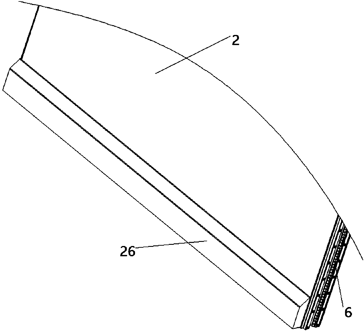 Double-fan sliding shielding door installing structure and method