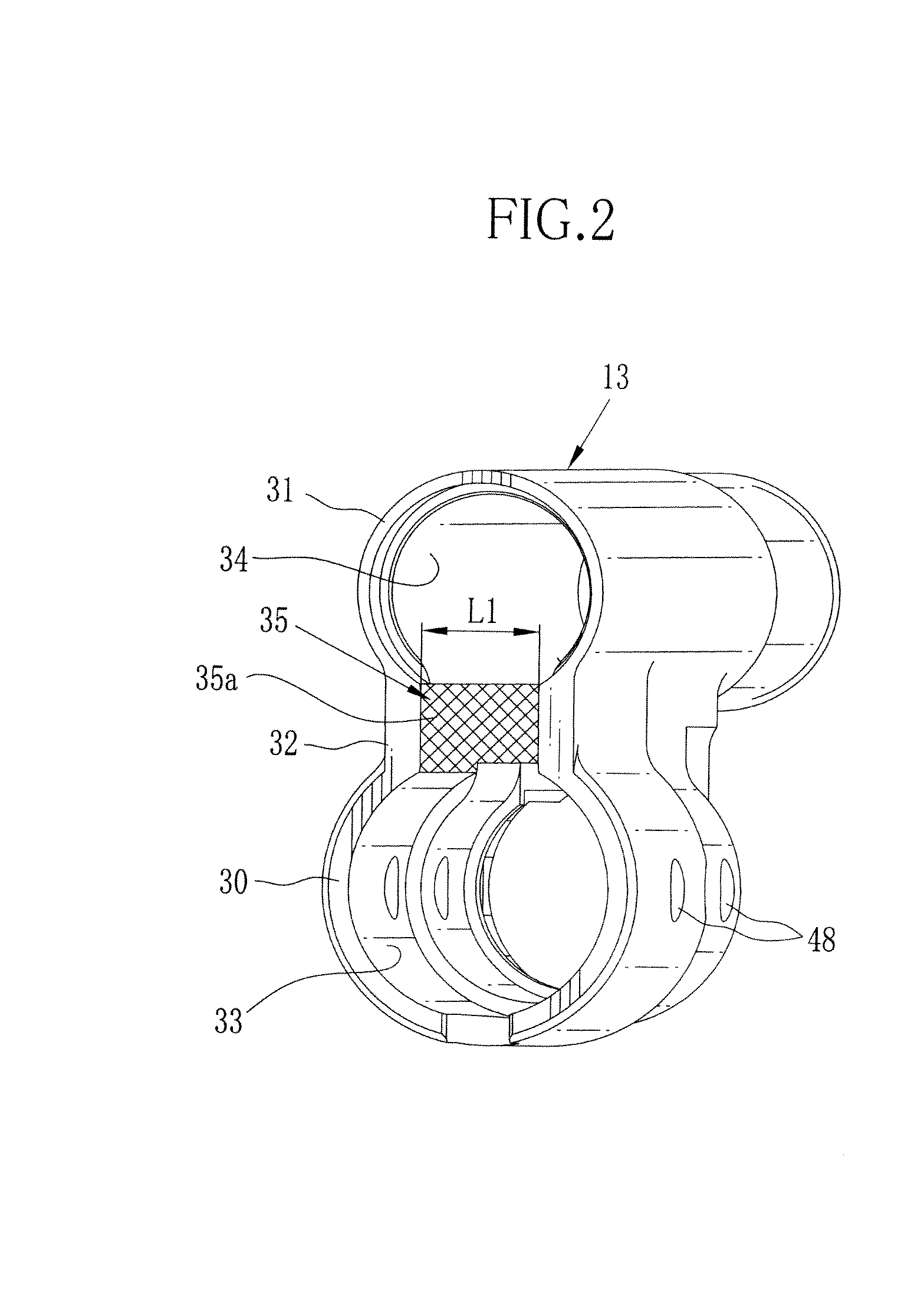 Lens unit and camera module for endoscope