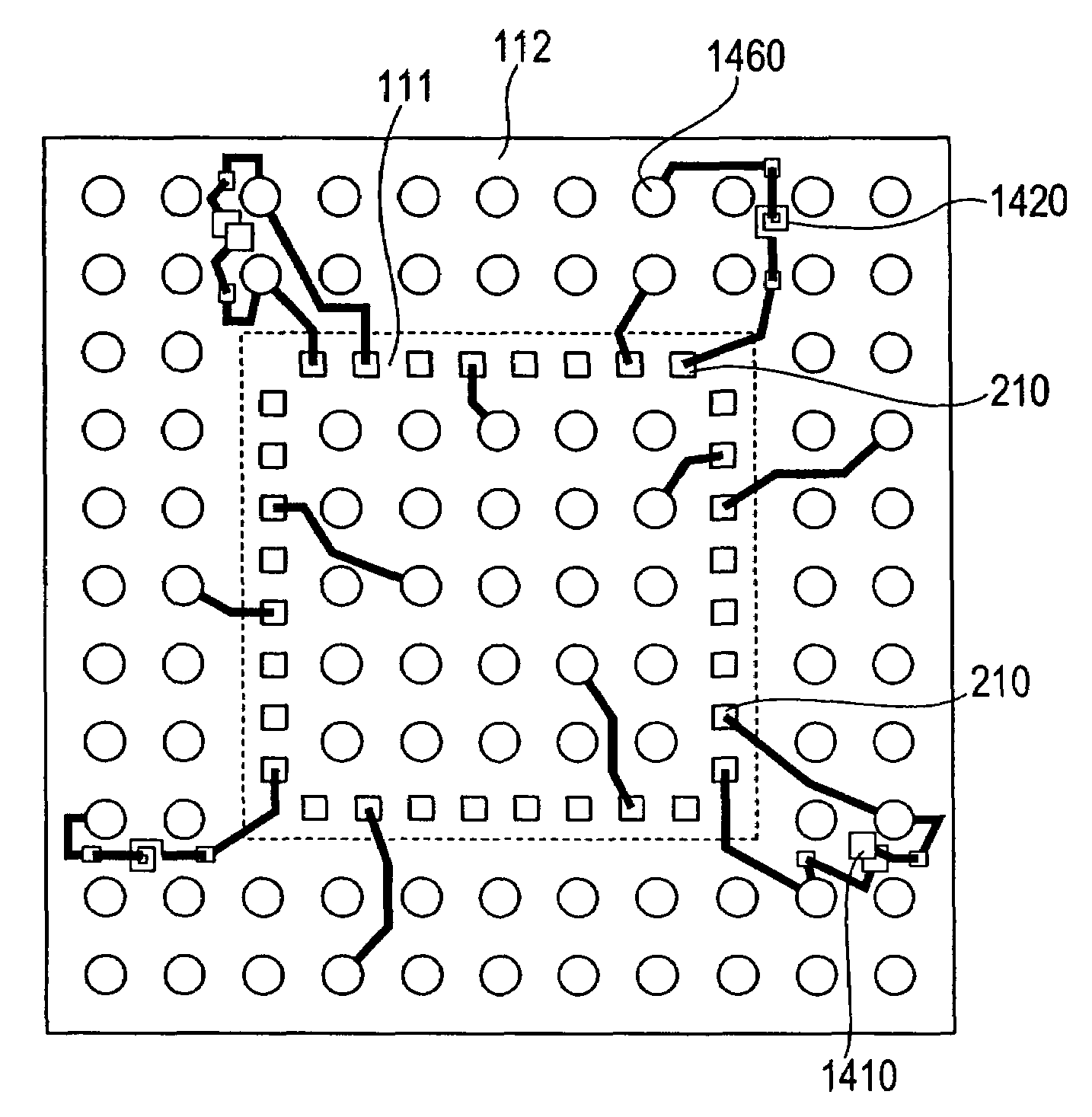 Semiconductor chip with passive element in a wiring region of the chip