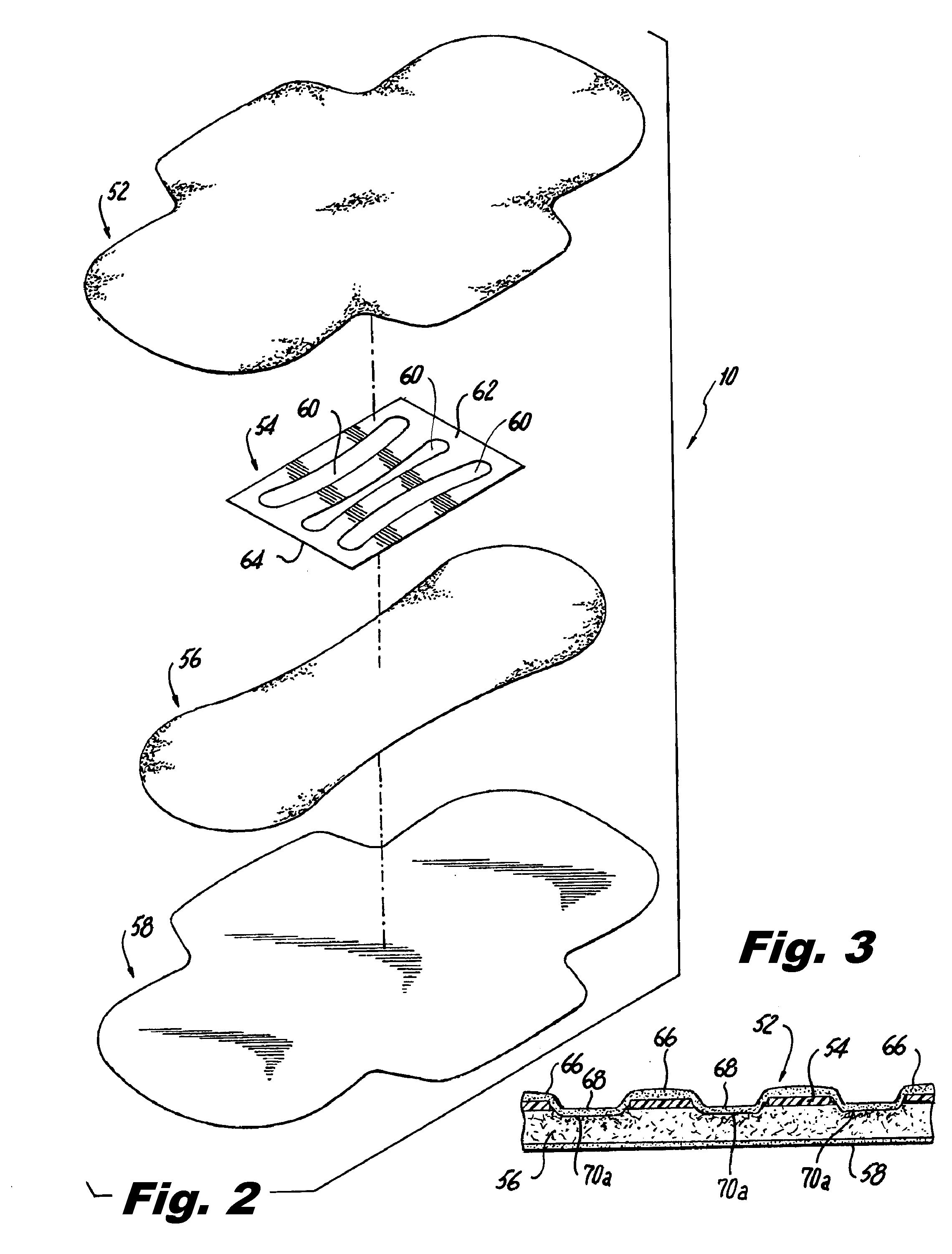 Absorbent article including a plurality of longitudinally extending channels