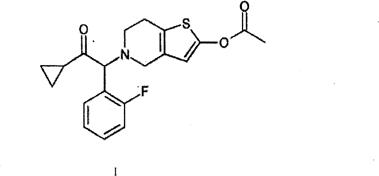 Pharmaceutical composition containing prasugrel and carbazochrome sodium sulfonate