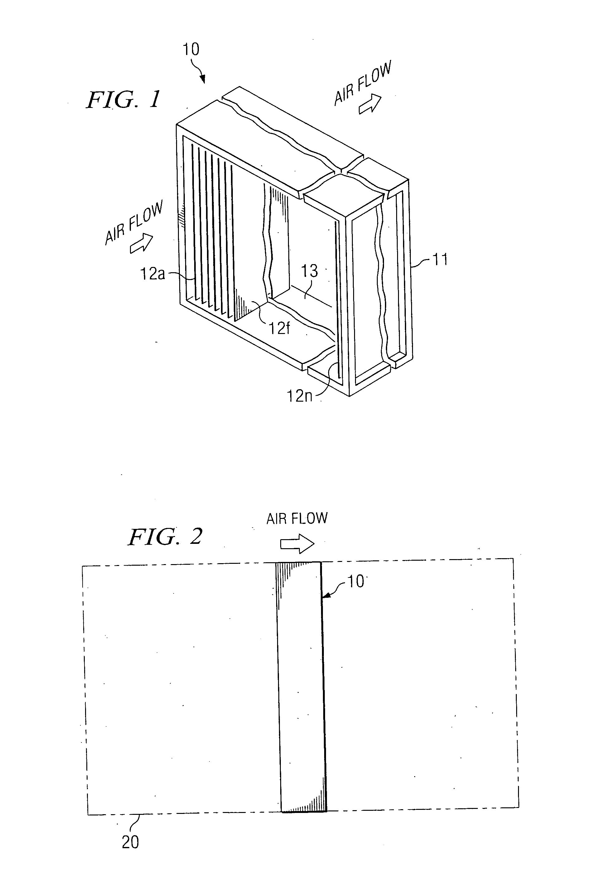 Air flow direction neutral heat transfer device