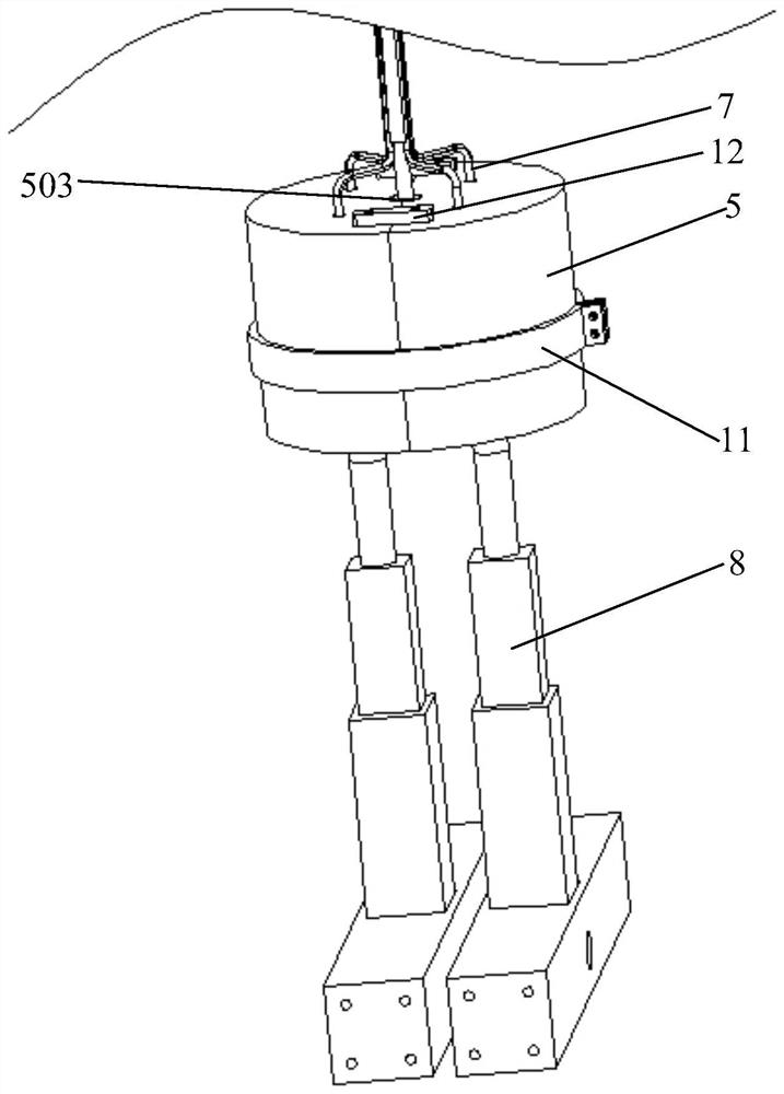 Automatic rotor wing folding system for tandem double-rotor-wing helicopter