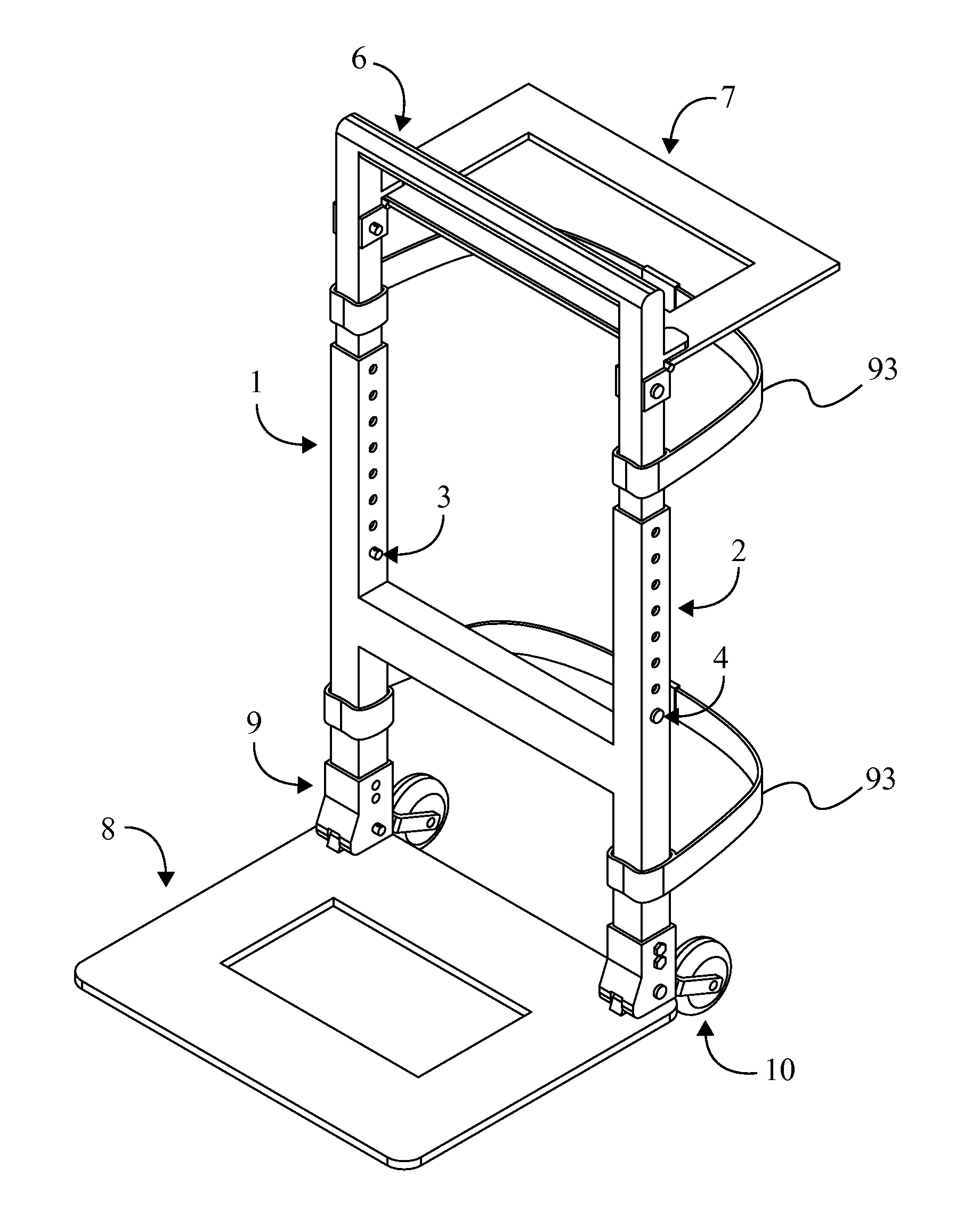 Luggage Mountable Hand Truck