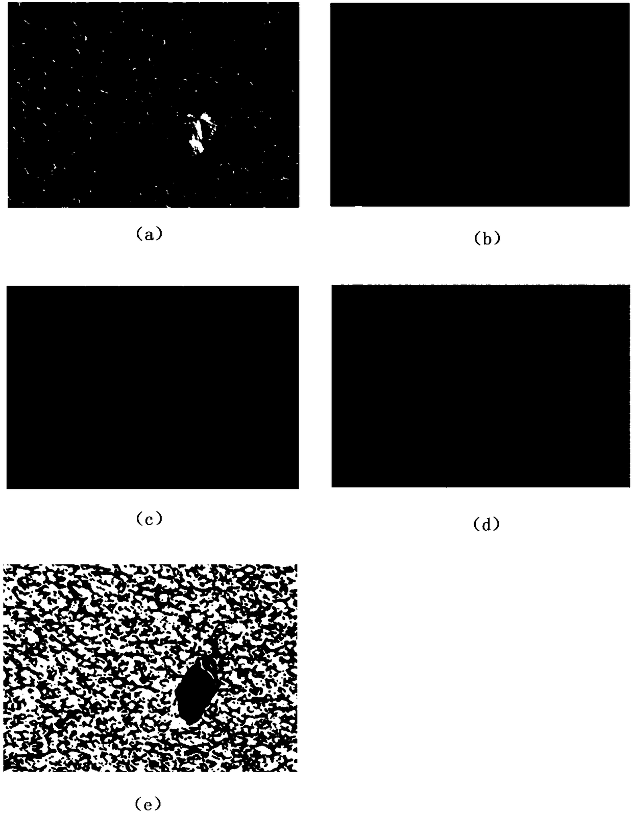 Nickel foam surface defect image segmentation method