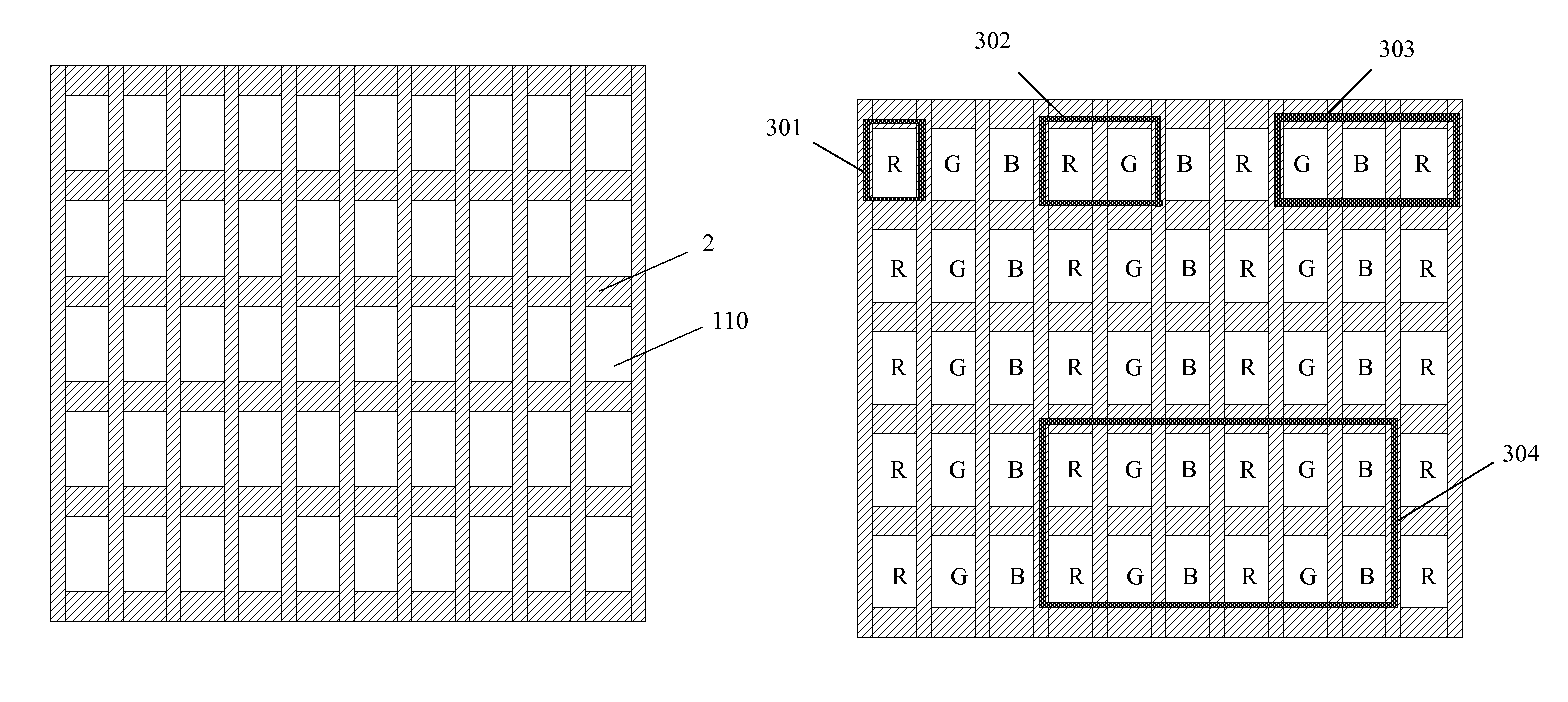 In-cell touch display device