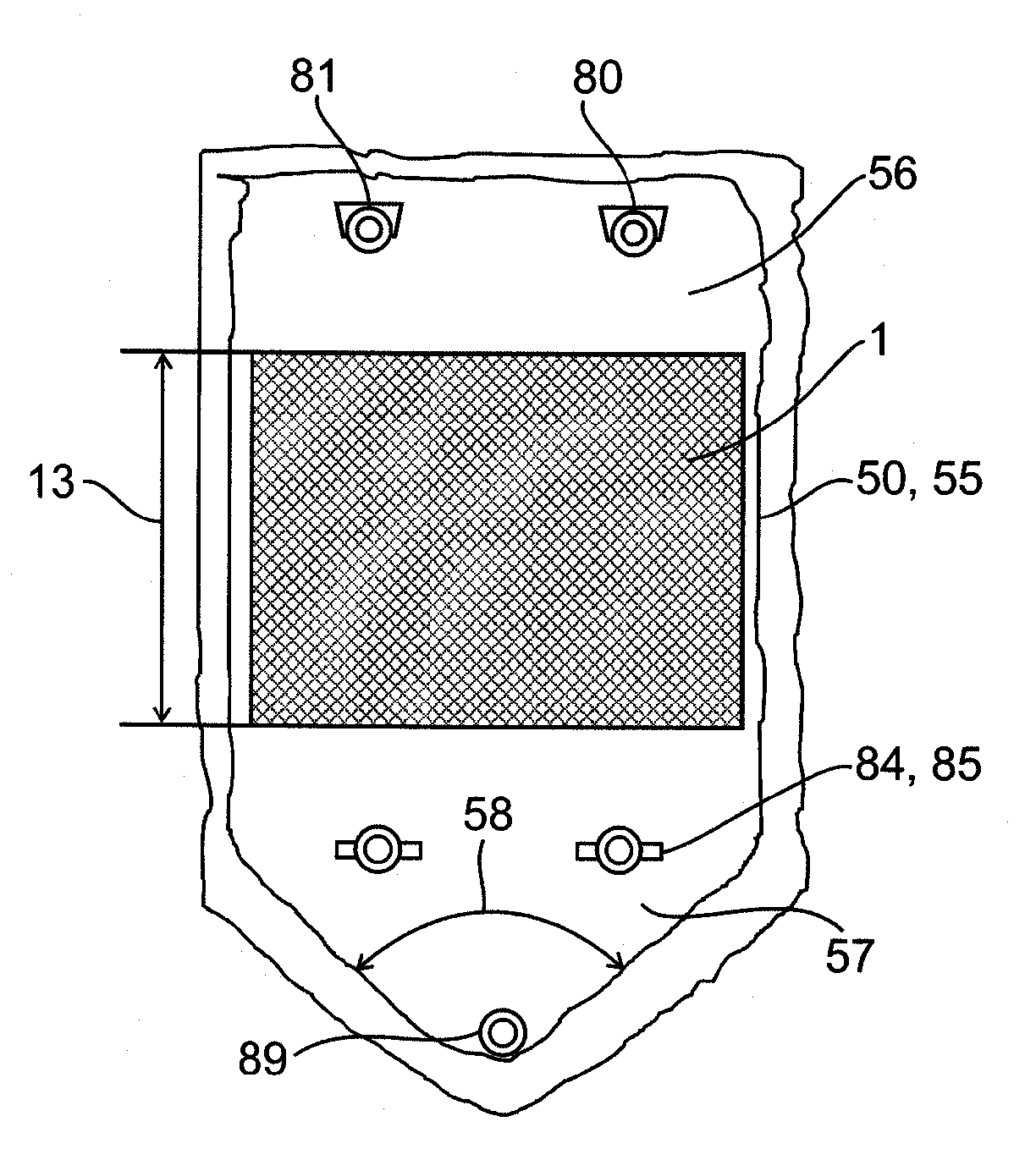 One-way separator for retaining and recirculating cells