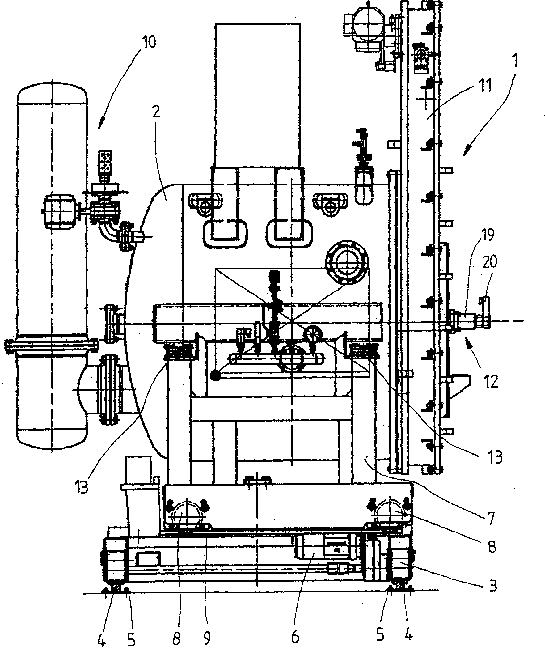 Appartus for transporting metal working piece