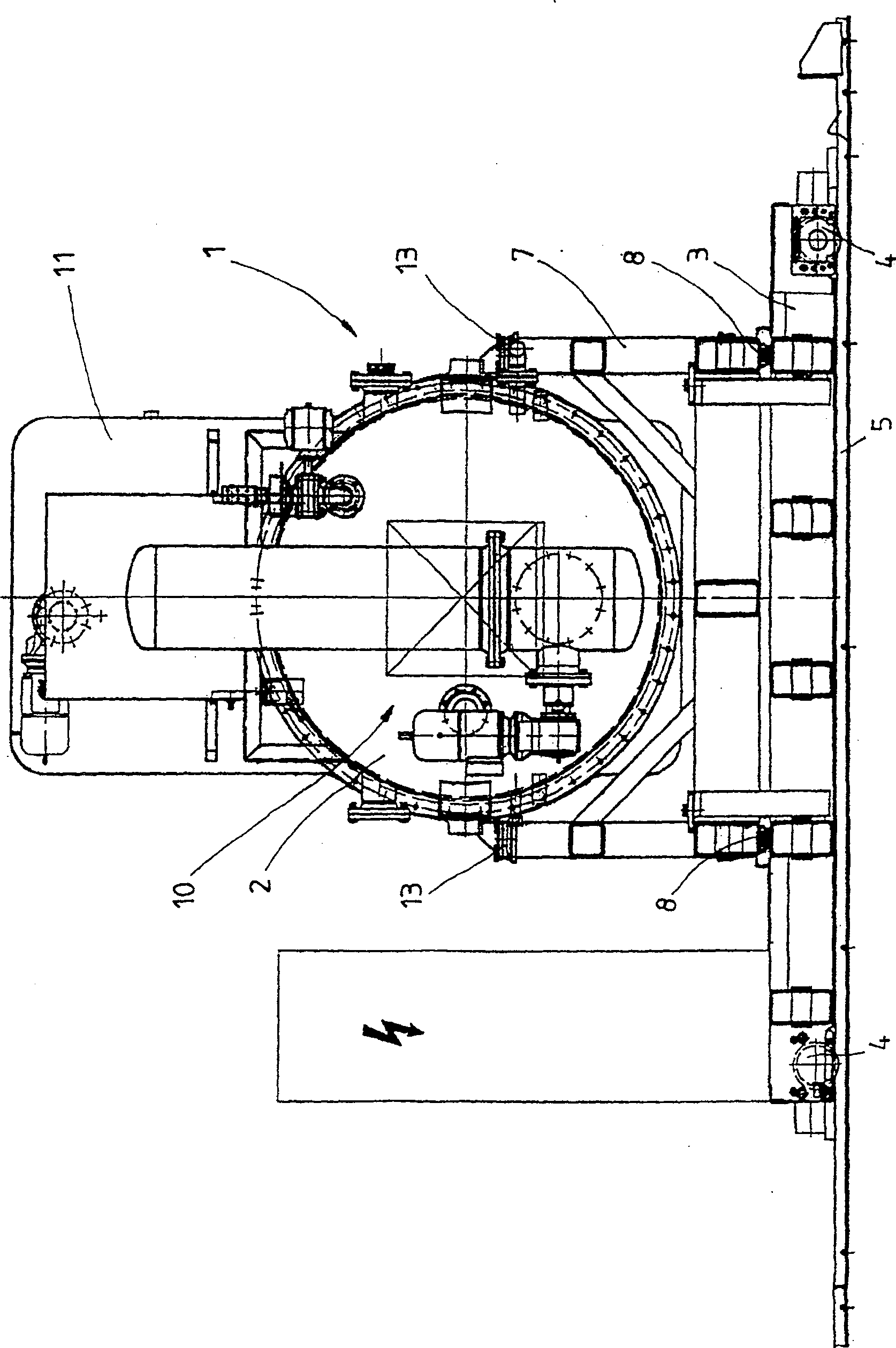 Appartus for transporting metal working piece