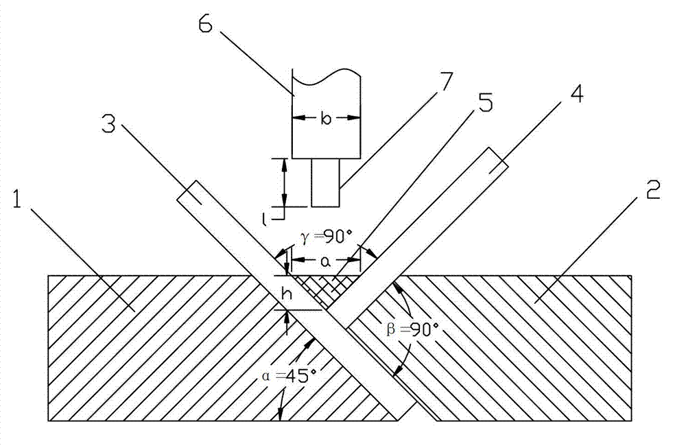Method and device for welding inside fillet welds of T-shaped joints through infilling-type friction-stir welding