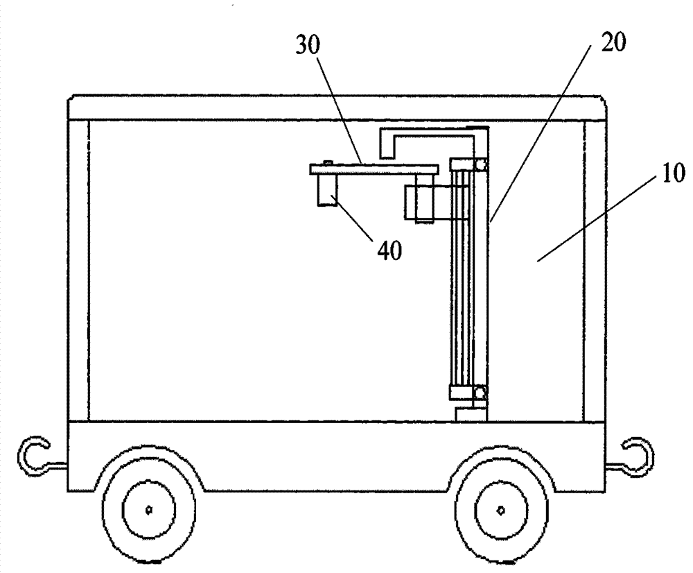 Engineering truck, system and method for operating traffic indicating device