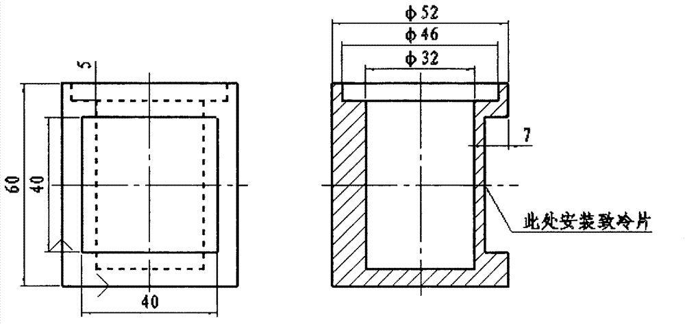 Intelligent temperature control device for infrared carbon-sulfur analyzer electric arc combustion furnace body