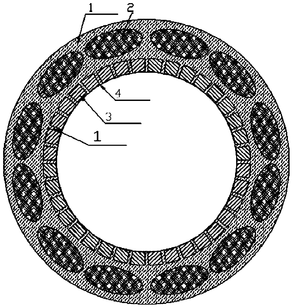 Magnetic refrigeration device with transmission power and method and use