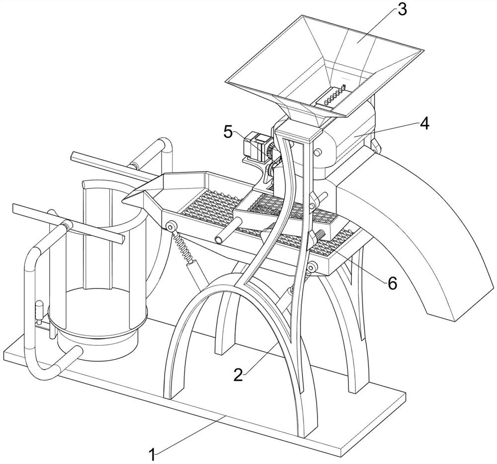 Rice screening and bagging device