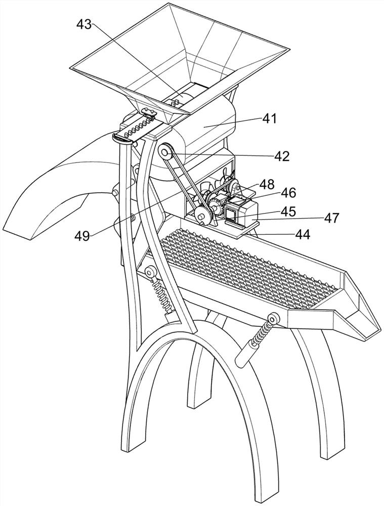 Rice screening and bagging device