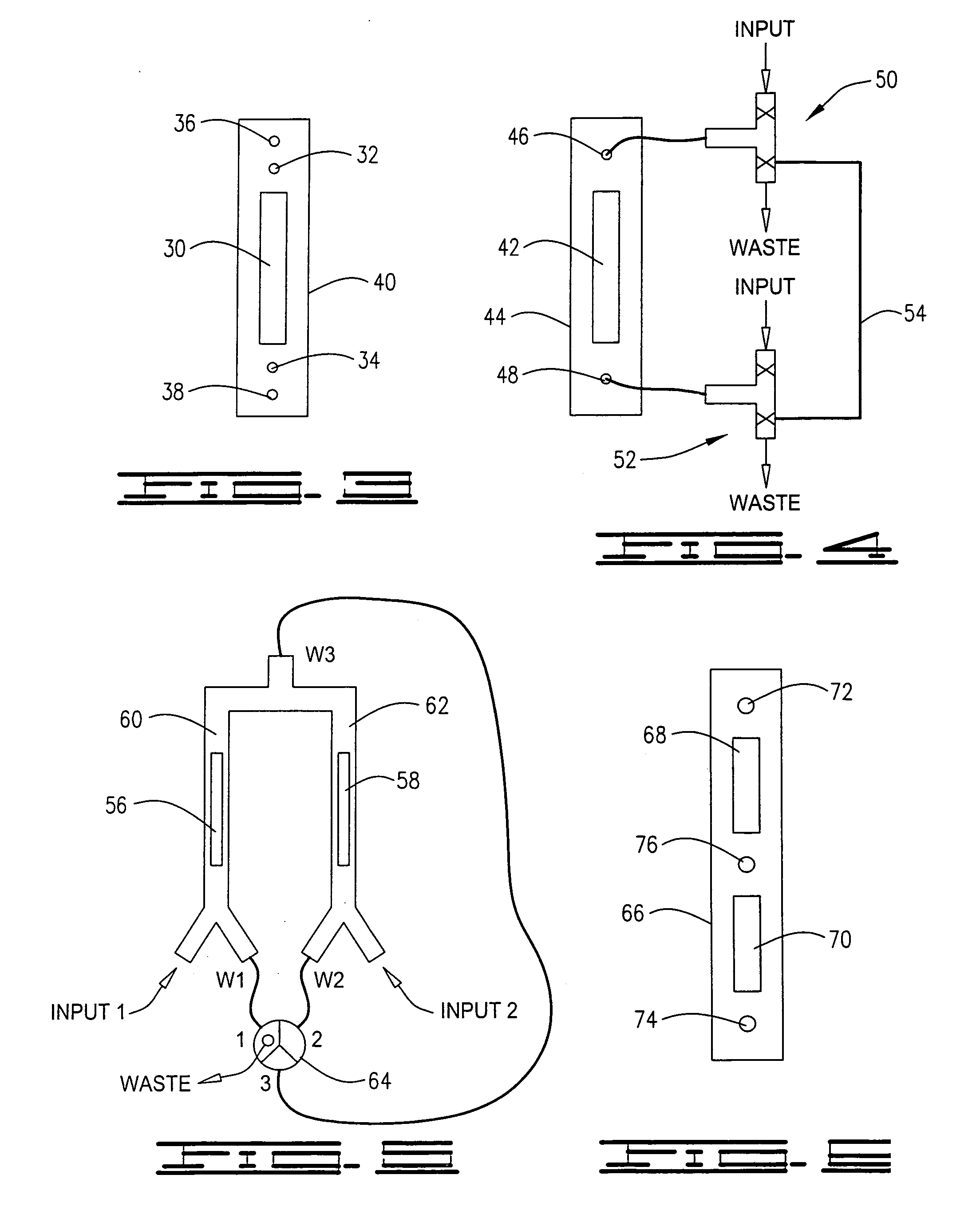 Fluidic configuration for flow injection analysis