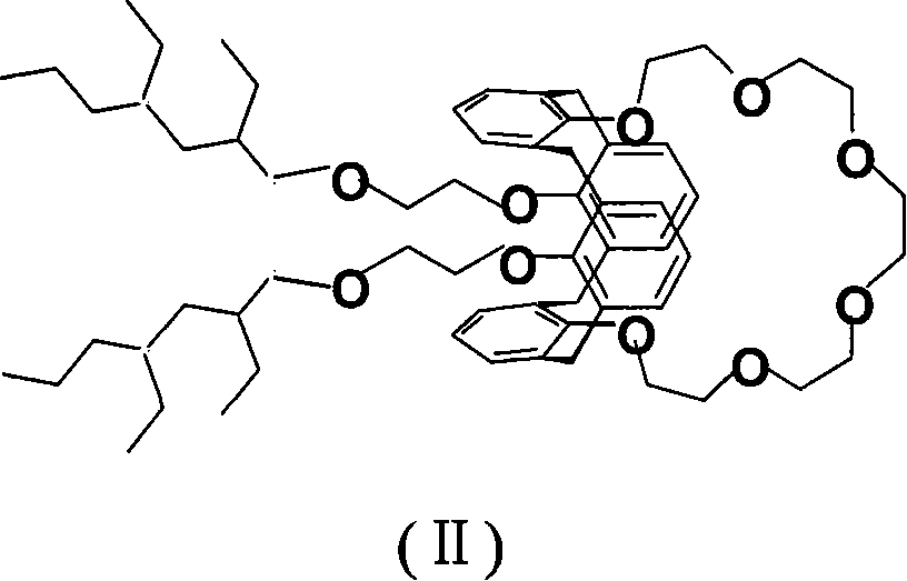 Adsorbent capable of separating heating element cesium and strontium at the same time and its preparation method and application