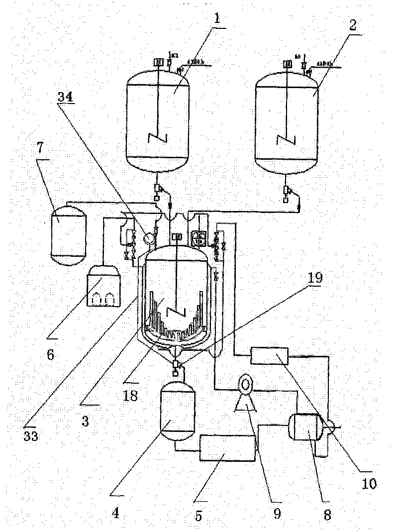 Device and method for preparing high-purity nano polyaluminium chloride with high efficiency, energy saving and environmental protection