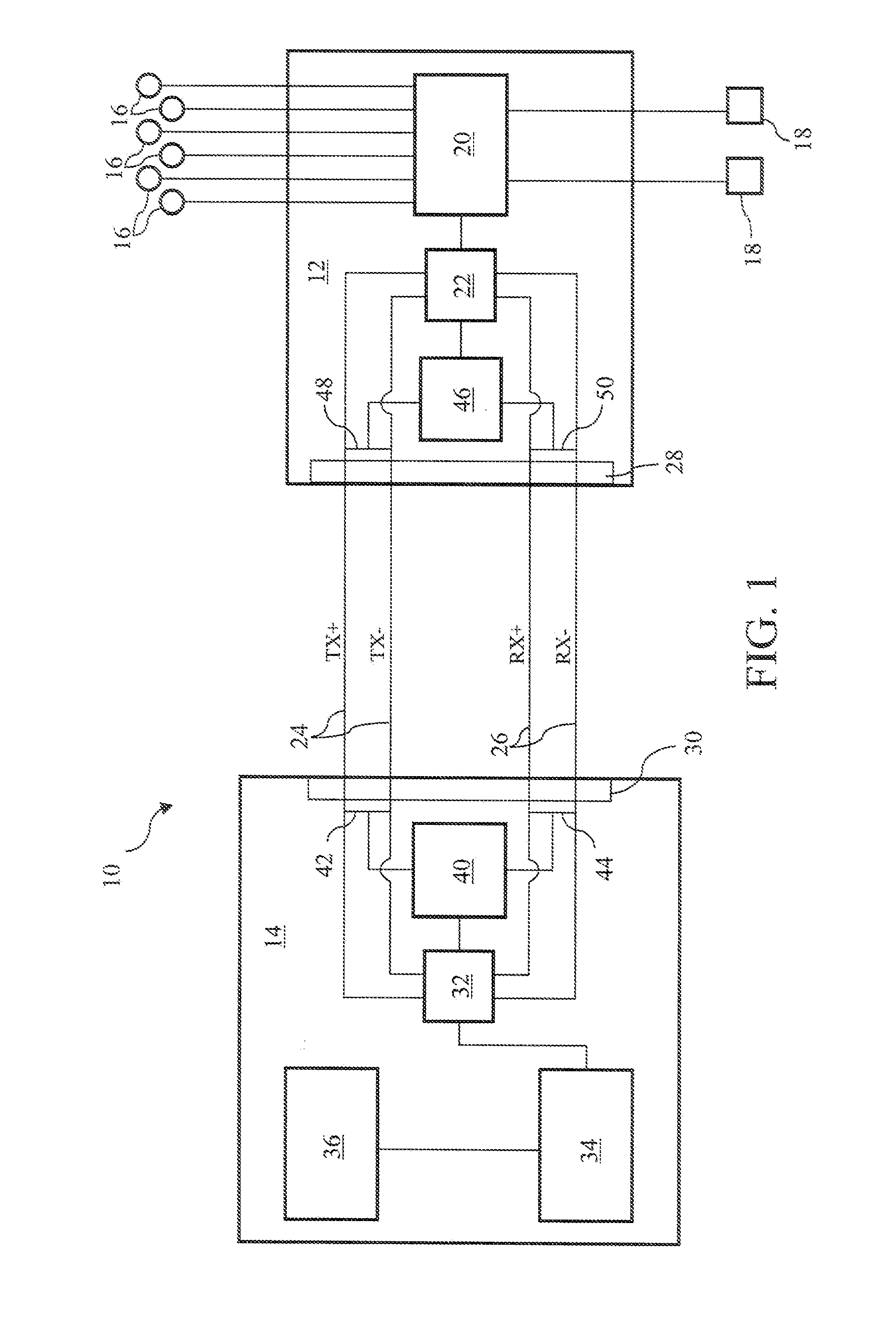Motion control system with digital processing link