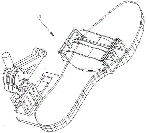 A foldable portable lower extremity exoskeleton