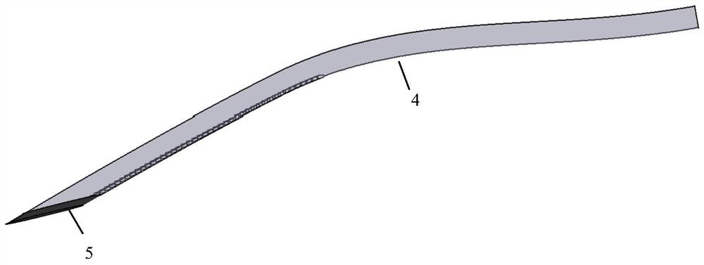 Vehicle light guide tail structure and vehicle light guide