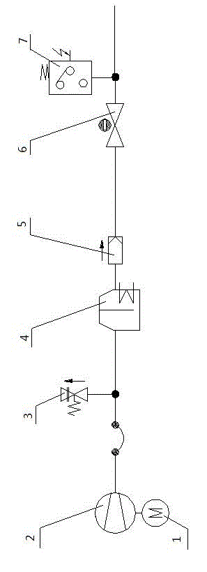 Air brake system for automatic program management (APM) vehicle