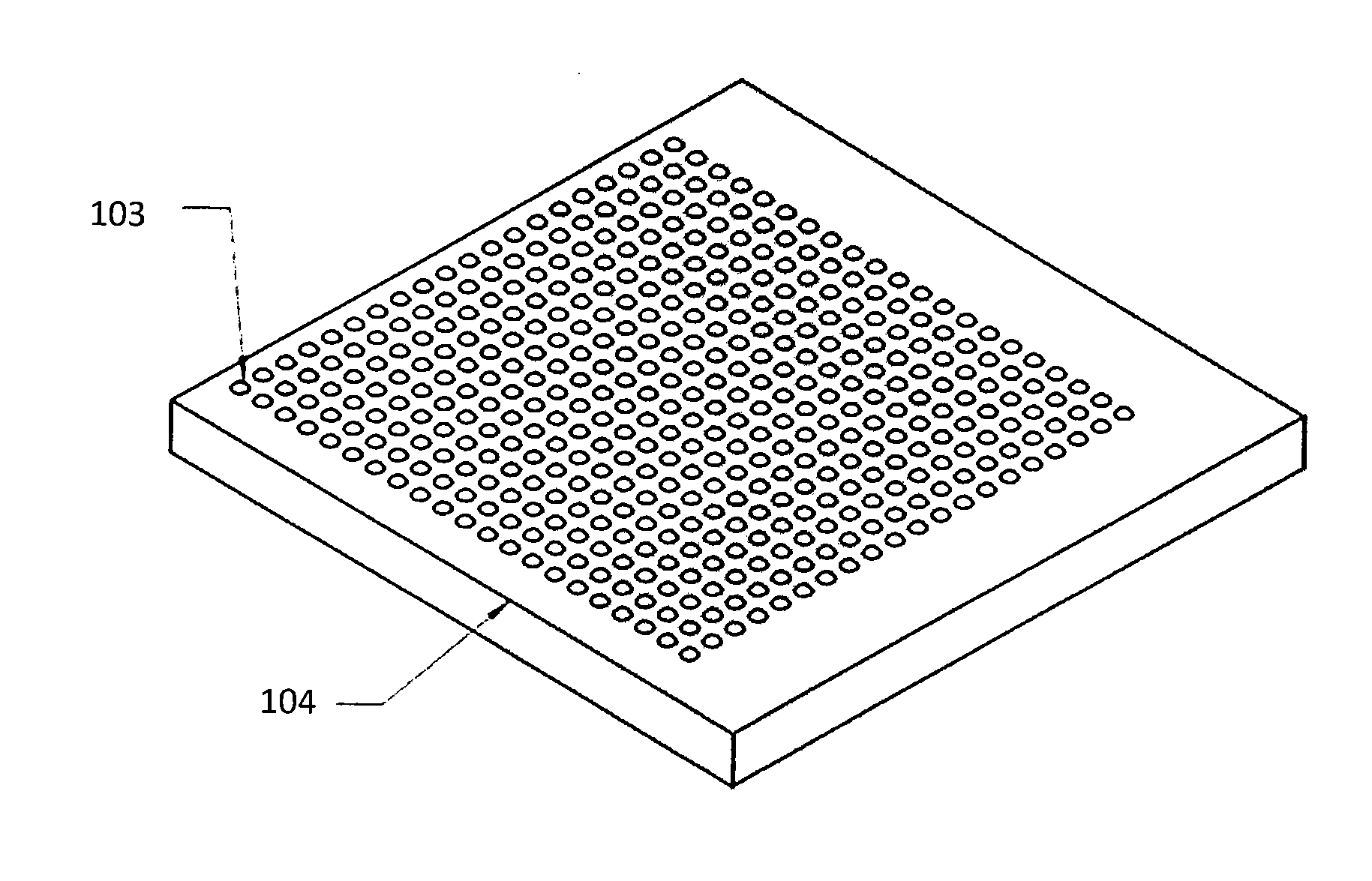 Processes for producing regular repeating patterns on surfaces of interbody devices