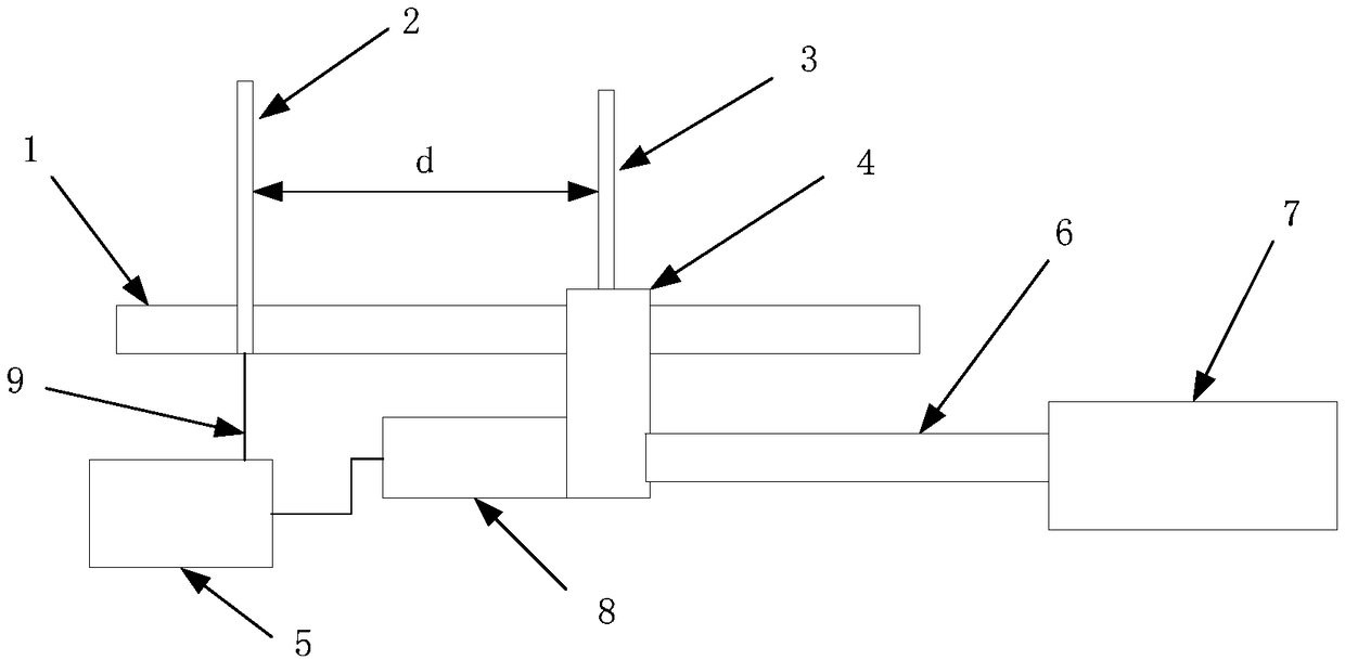 A device and method for adjusting electric downward inclination angle of an electric tuning antenna