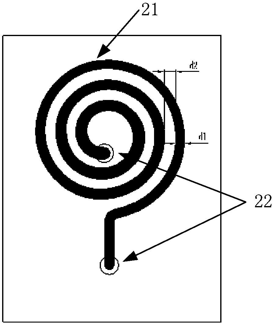 A device and method for adjusting electric downward inclination angle of an electric tuning antenna