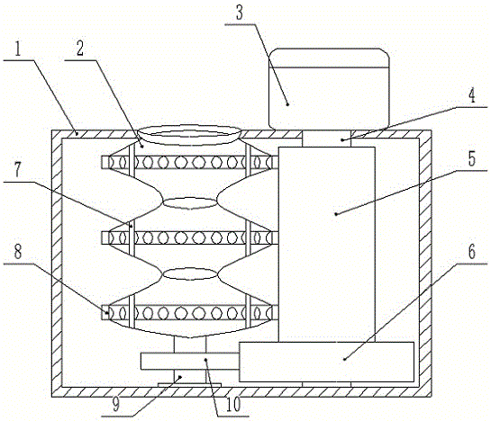 Automobile part cleaning device