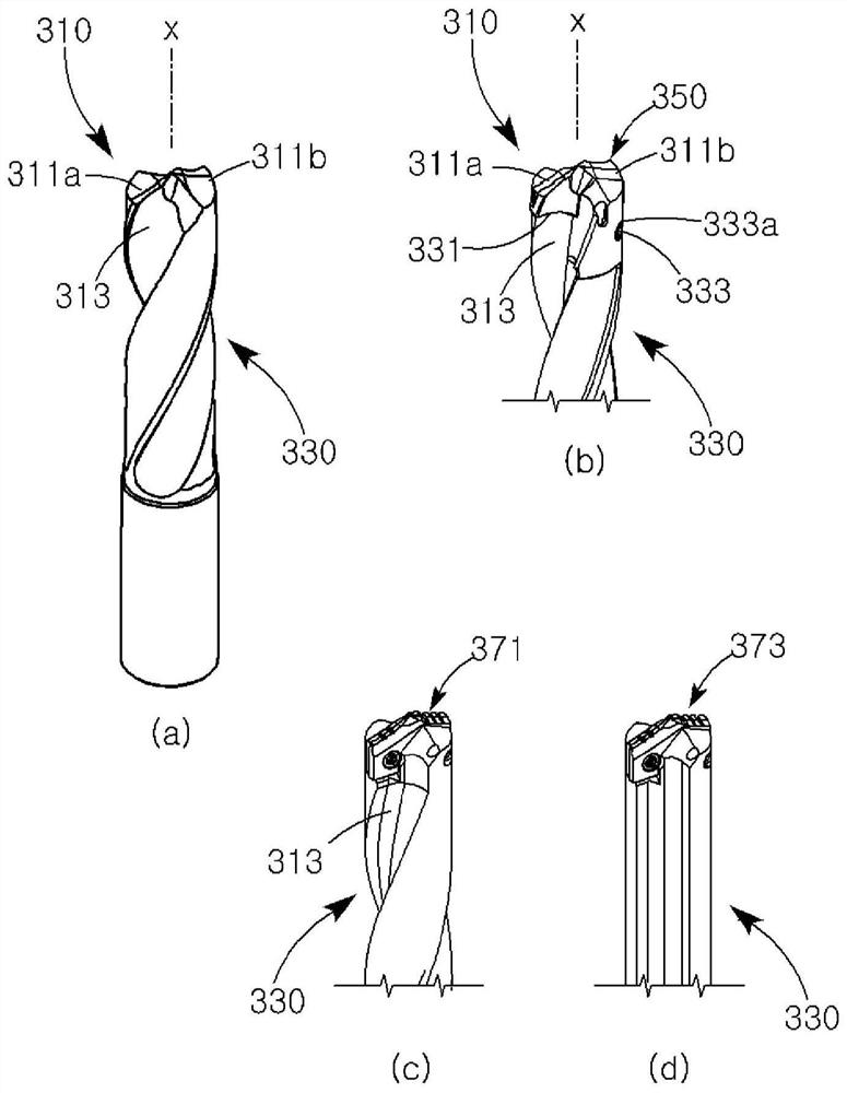 Drill and insert for drill having improved centering capability and cutting performance