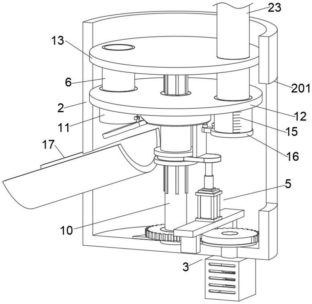 Pet feed timing supply device