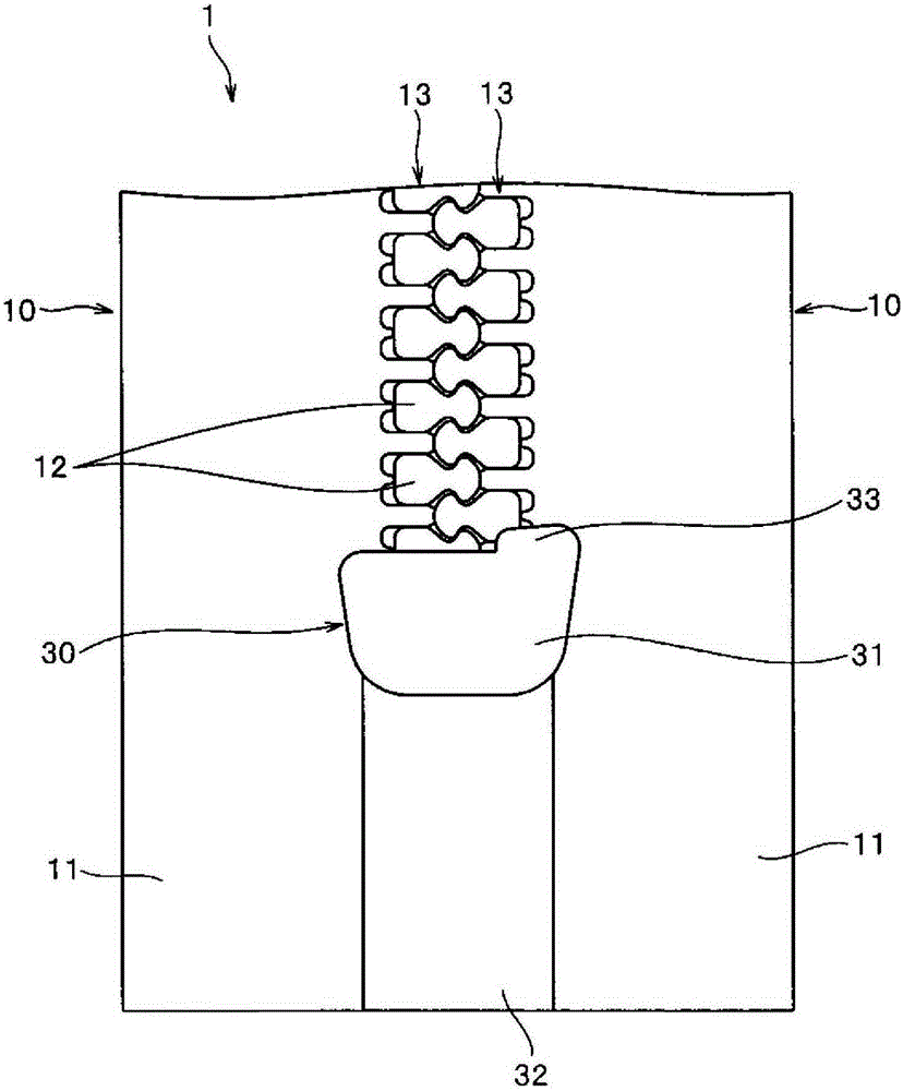 Slide fastener