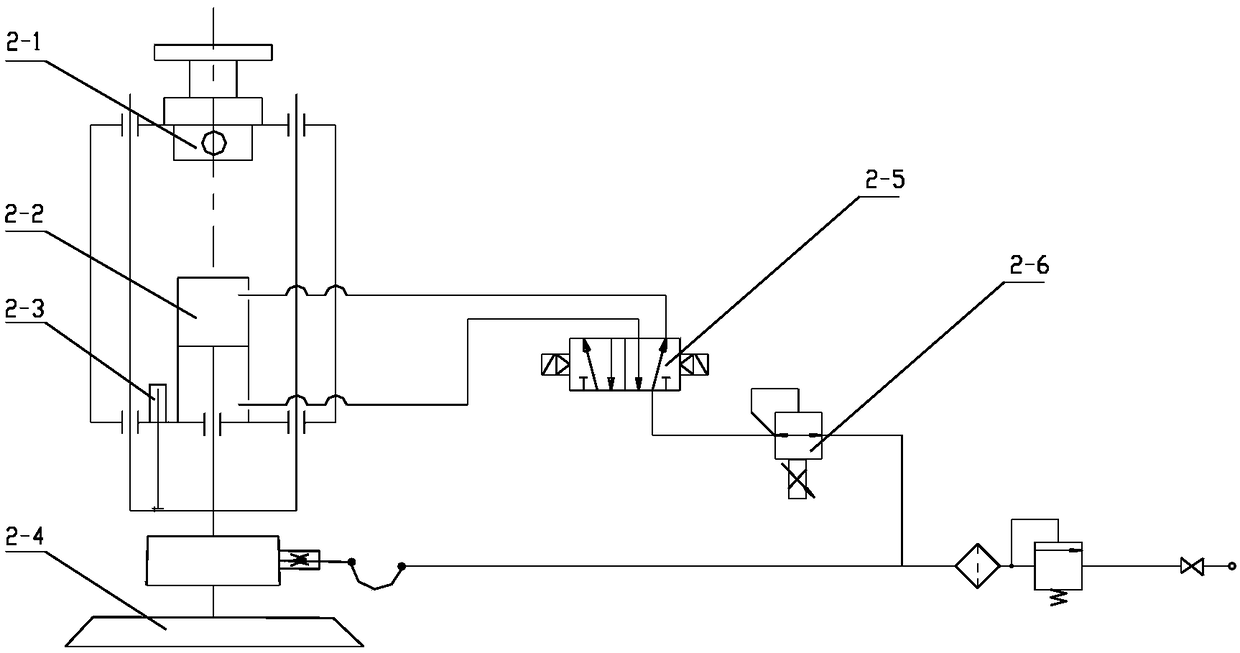Constant force actuator for installing grinding head