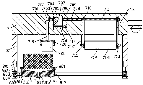 Improved type high-density plate rust removing device
