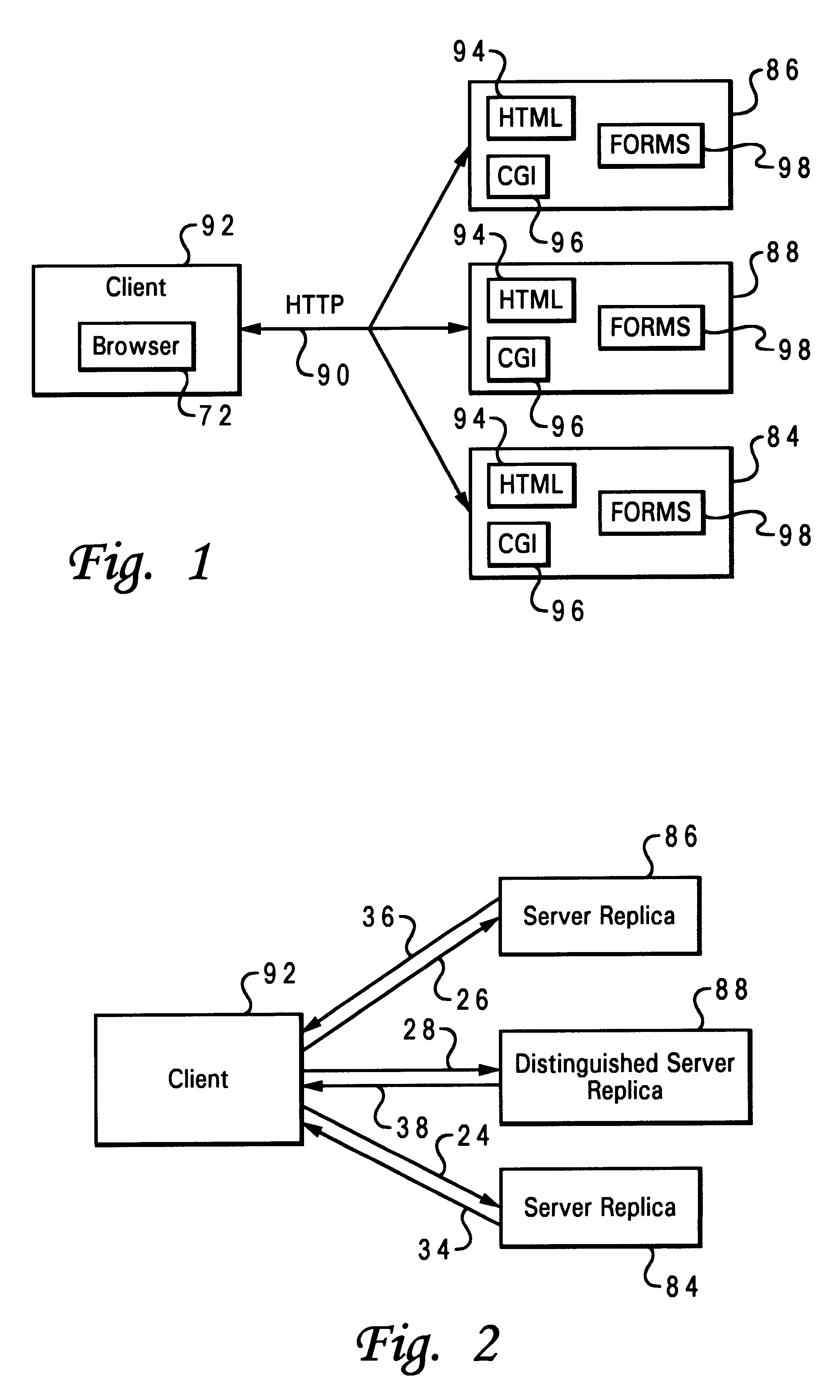 Method and system in a computer network for the reliable and consistent ordering of client requests