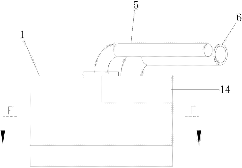 Novel mute dedusting and spraying device