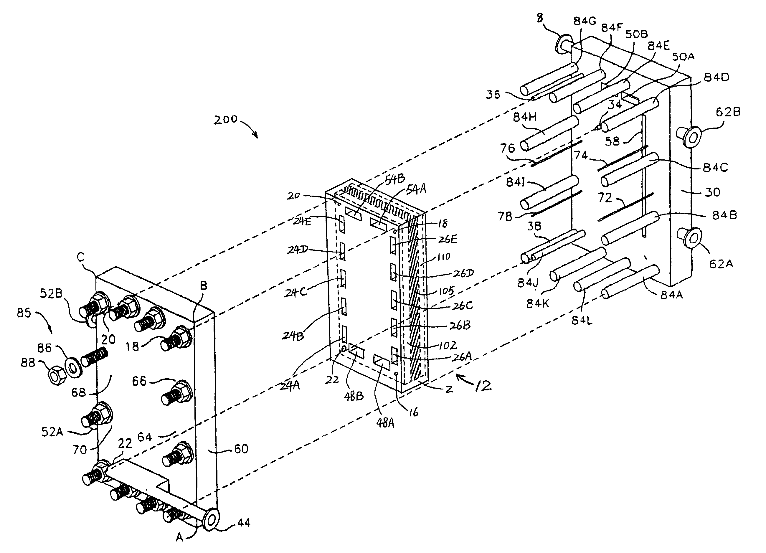 Integral gasketed filtration cassette article and method of making the same
