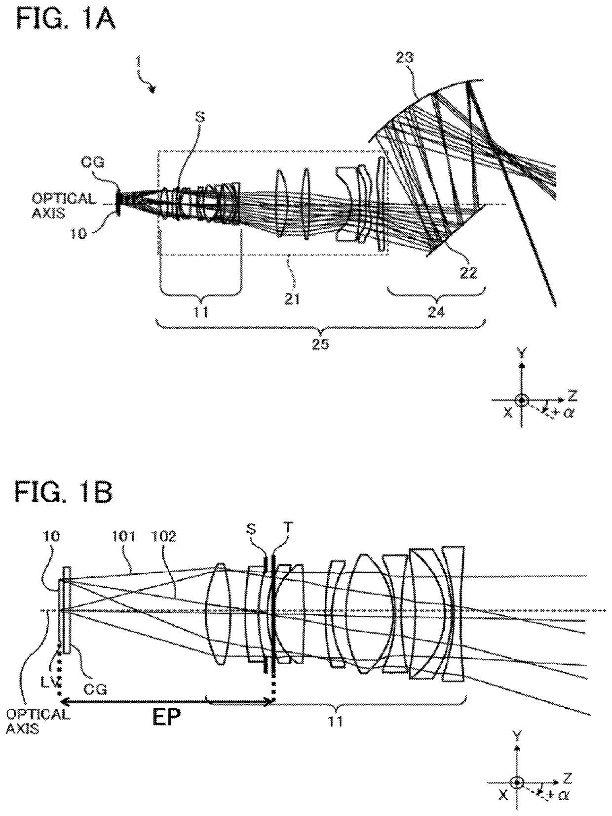 Projection optical system unit, projection optical system, and projection optical apparatus