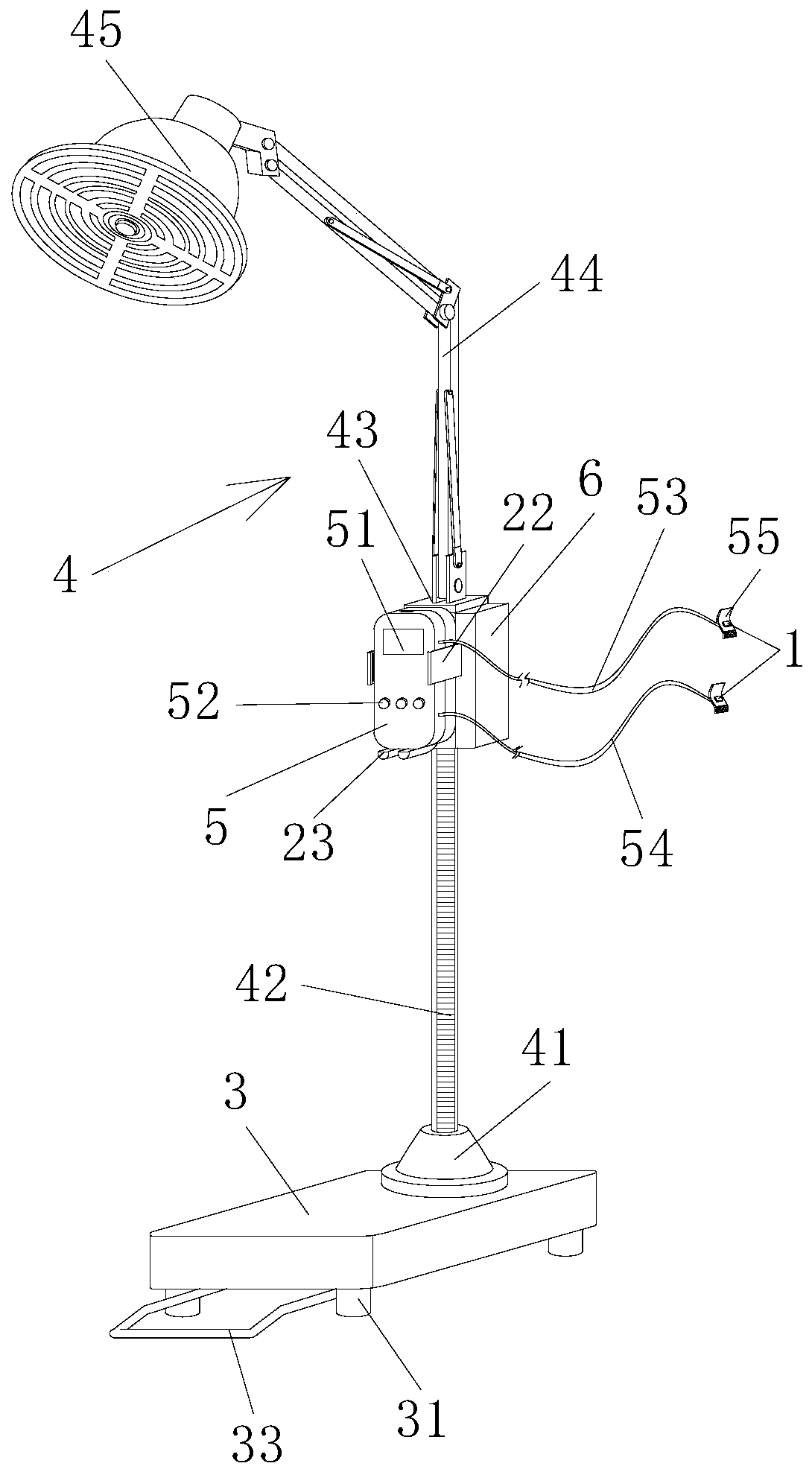 Limb surface temperature monitoring and adjusting system and using method thereof