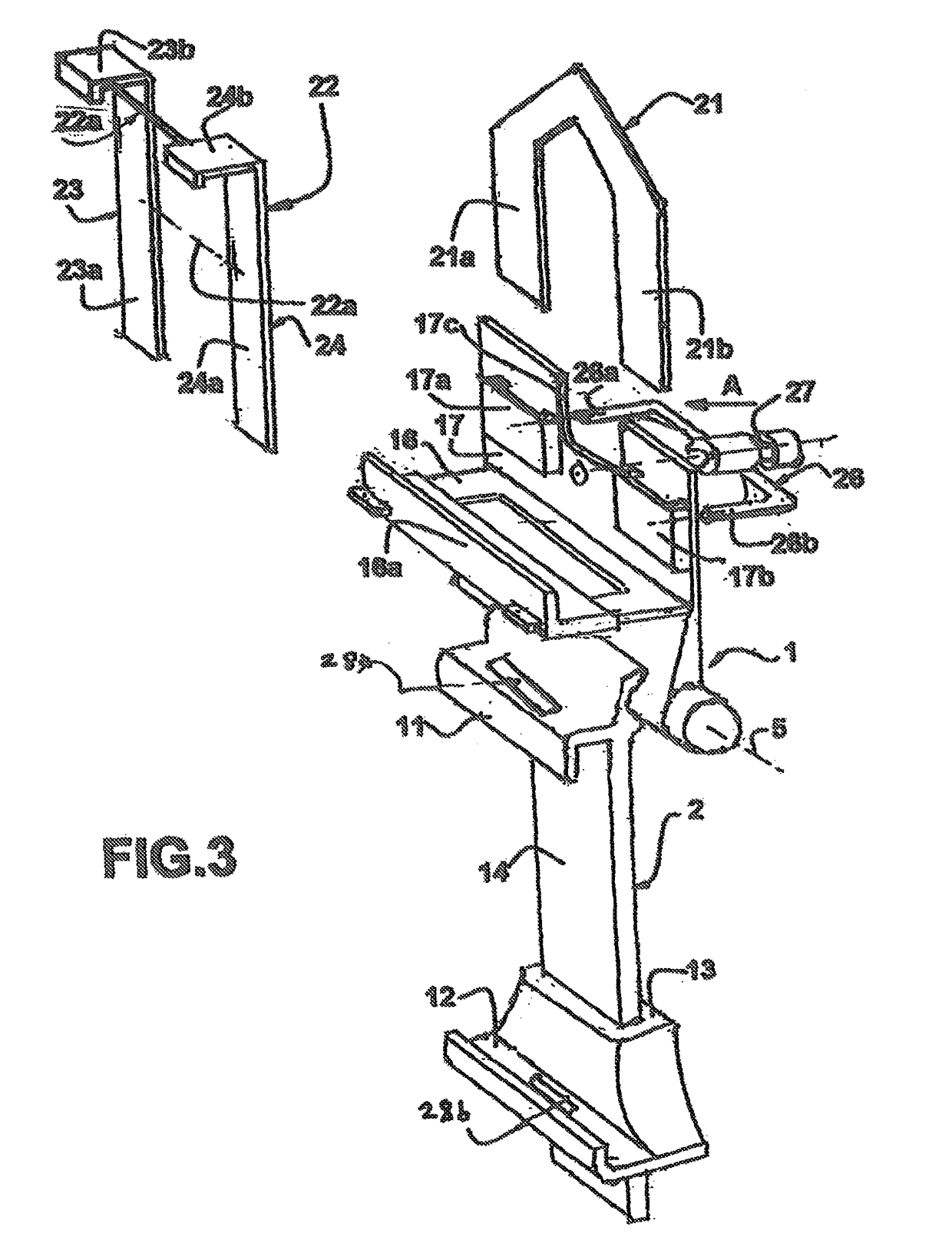 Support for attaching a portable device to a vehicle rear-view mirror