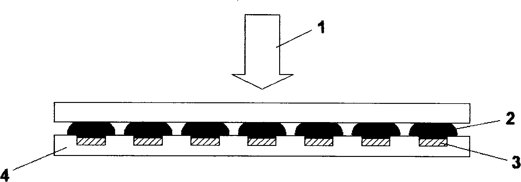 Magnetic fluid lubricating method based on tiny magnetic body array