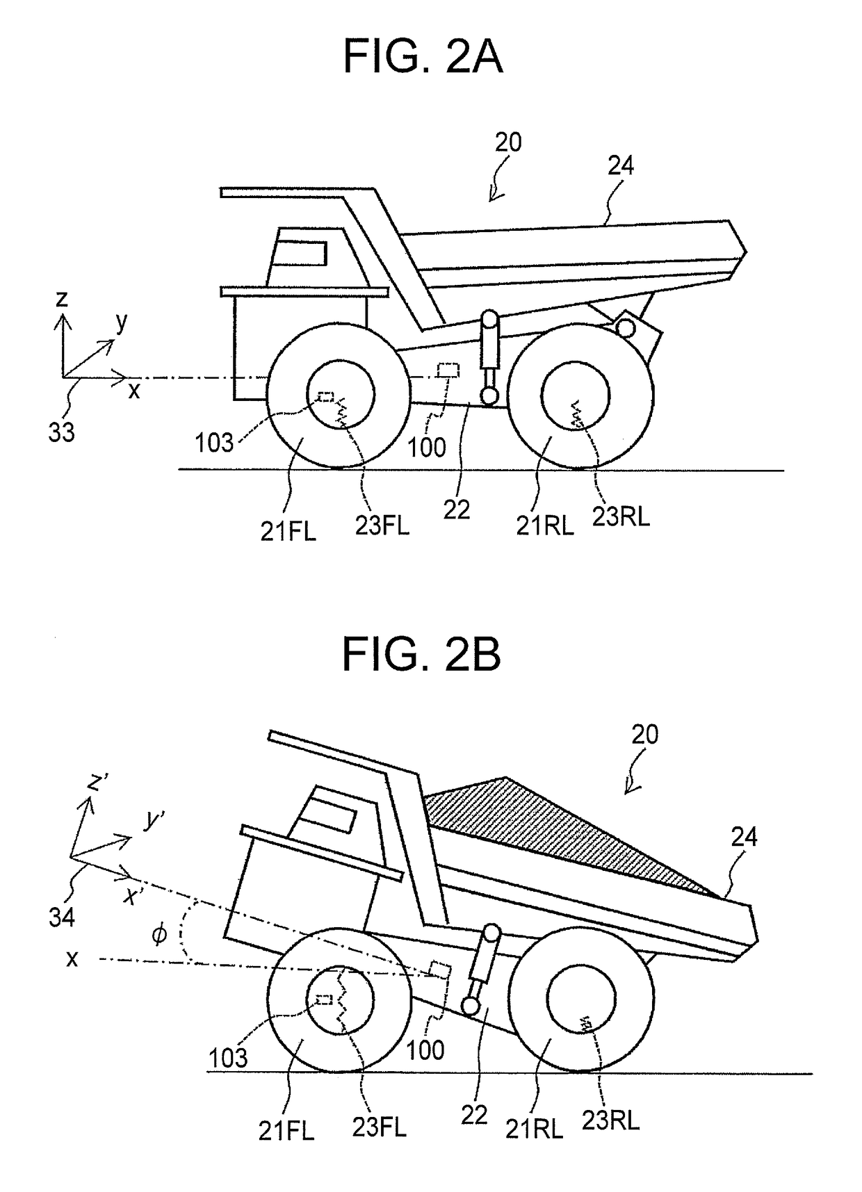 Position calculating system and haulage vehicle