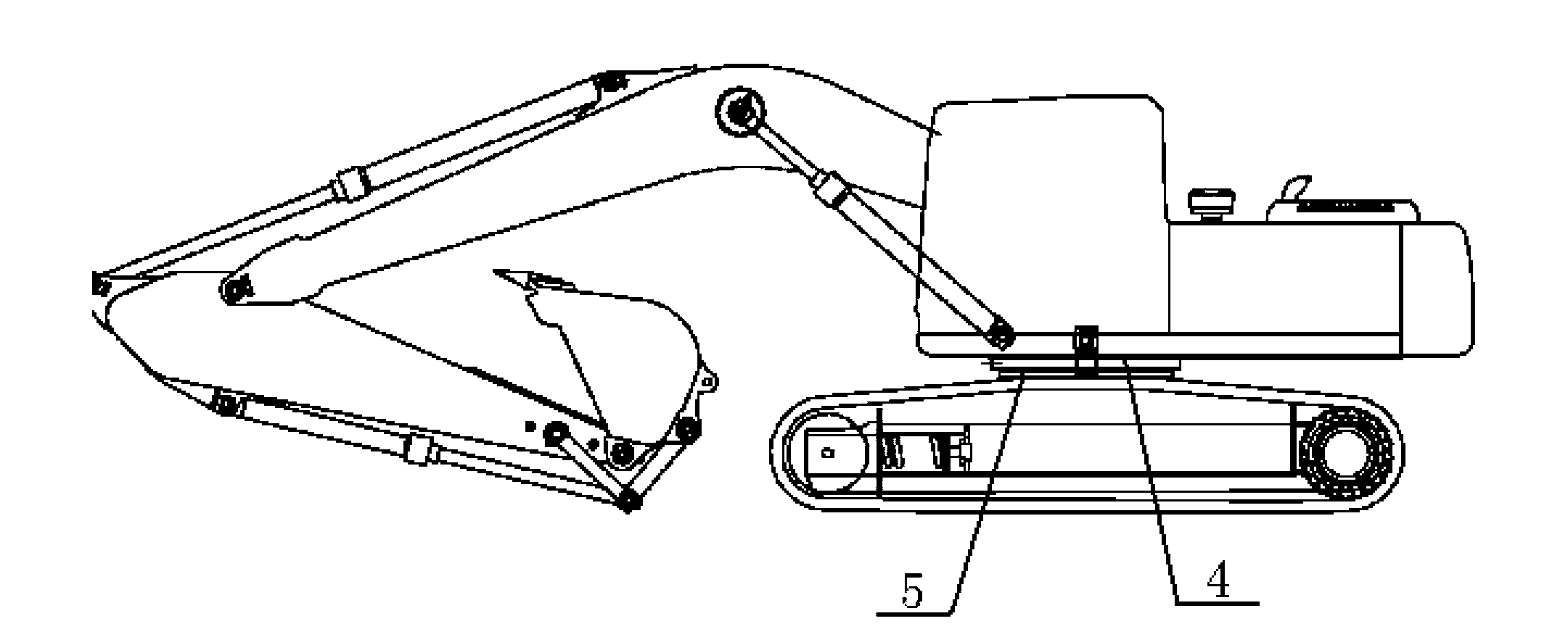 Stability monitoring system and excavator